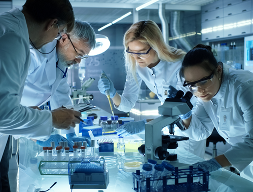 BioTech Professionals working in a lab
