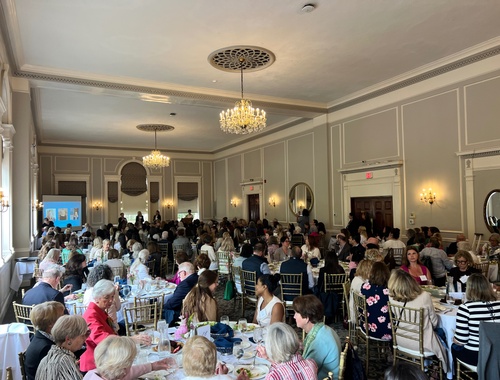 Sold out room at the Hawthorne Hotel in Salem. 