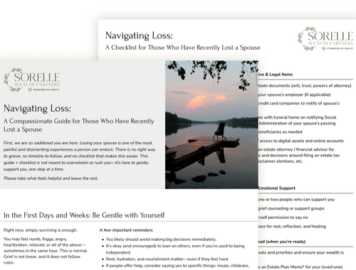 A Compassionate Guide for Those Who Have Recently Lost a Spouse
