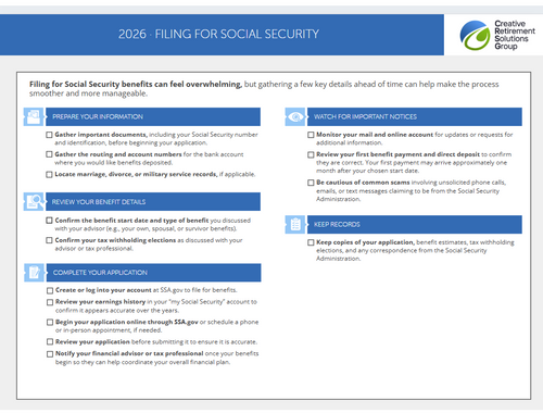 Filing For Social Security