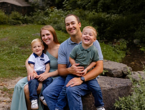 Matt and his family