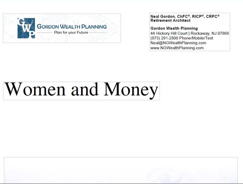 Women and Money Workbook