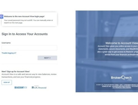 Wealthlink, LPL MyAccountViewOnline, and 529 Account Login pages