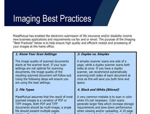 Imaging Best Practices