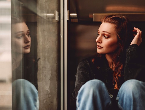 Young adult with parent discussing transition planning