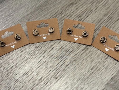 Wood Earings