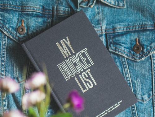 A bucket plan to go with                            your bucket list