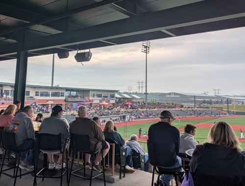 Enjoying the game