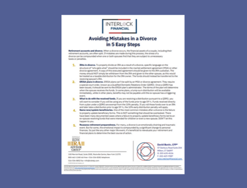 Avoiding Mistakes in a Divorce in 5 Easy Steps