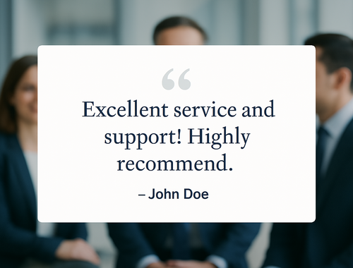 Client Testimonials