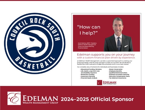 Edelman Wealth Management is proud to Sponsor CR South Basketball.