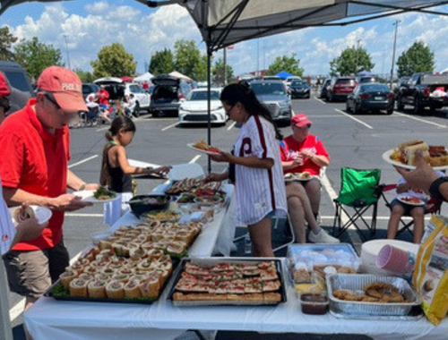 Lunch at the Phillies Game