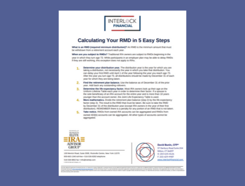 Calculating Your RMD in 5 Easy Steps