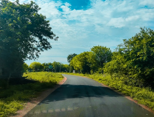 On my way