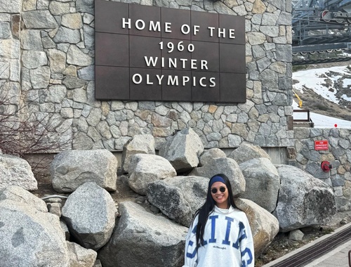 End of season skiing in Tahoe