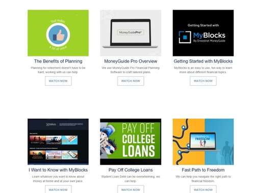 More MoneyGuide Pro Videos