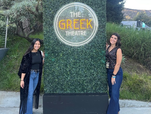 Concert night at the Greek Theater