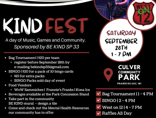Events - Sauk City, WI area