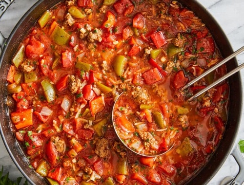 Stuffed Pepper Soup