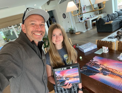 Puzzle Time with Dad