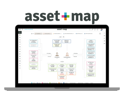 What if your entire financial picture fit on one page? With AssetMap, it can!