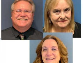 Lisa Burns, Ray Hatter & Ruth Neunlist-Conn