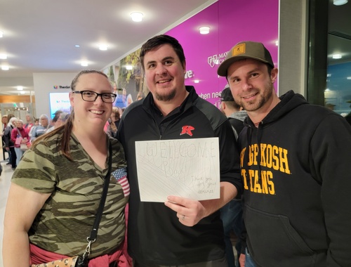 Honor Flight Welcoming  – April, 2025