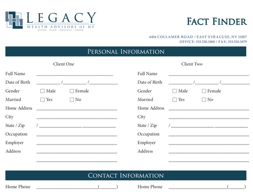 Client Fact Finder