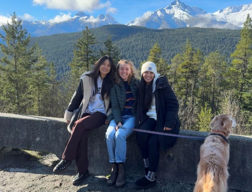 Enjoying a winter day up north