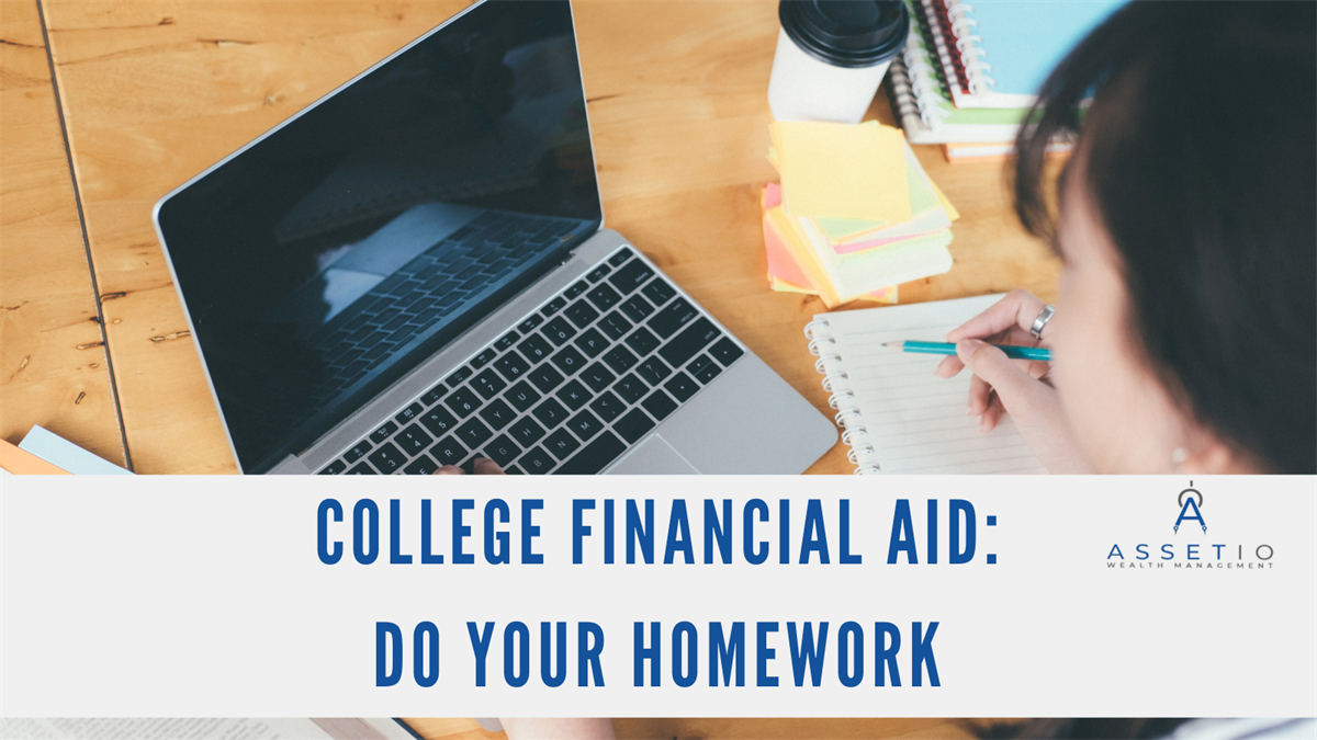 College Financial Aid:  Do Your Homework