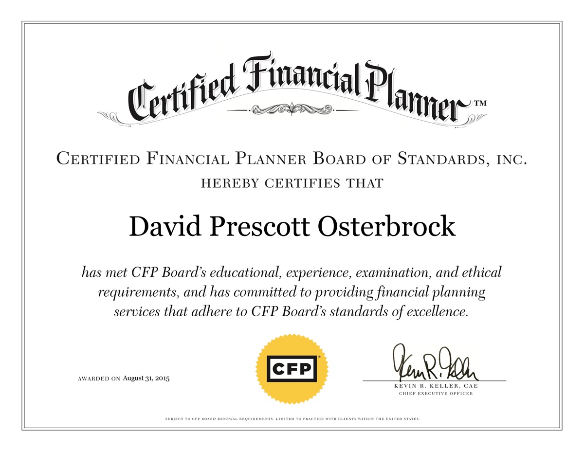 Prescott Osterbrock CFP