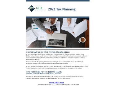 <strong>2021 Tax Planning</strong>