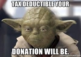 Tax Deductible Your Donation Will Be