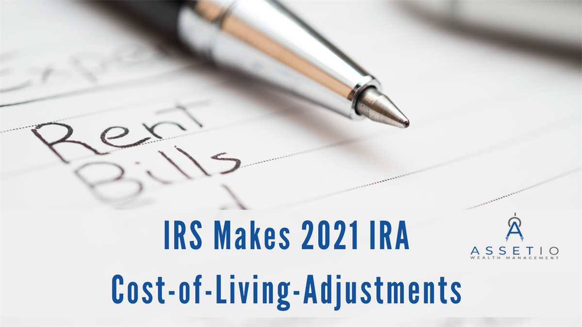 IRS Makes 2021 IRA Cost-of-Living-Adjustments