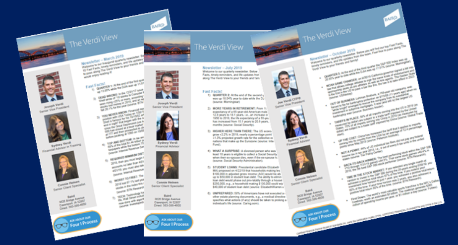 The Verdi View Quarterly Newsletter