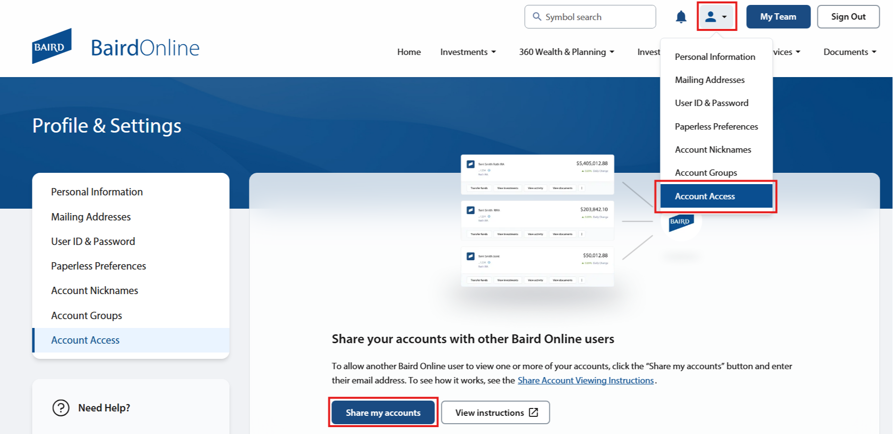 Account Sharing