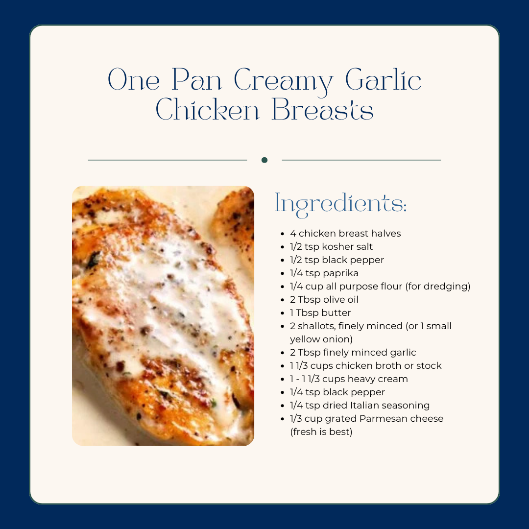 Creamy Garlic Chicken