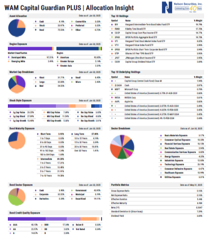 Allocation Insight by YCHARTS