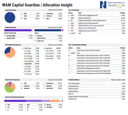 Allocation Insight by YCHARTS