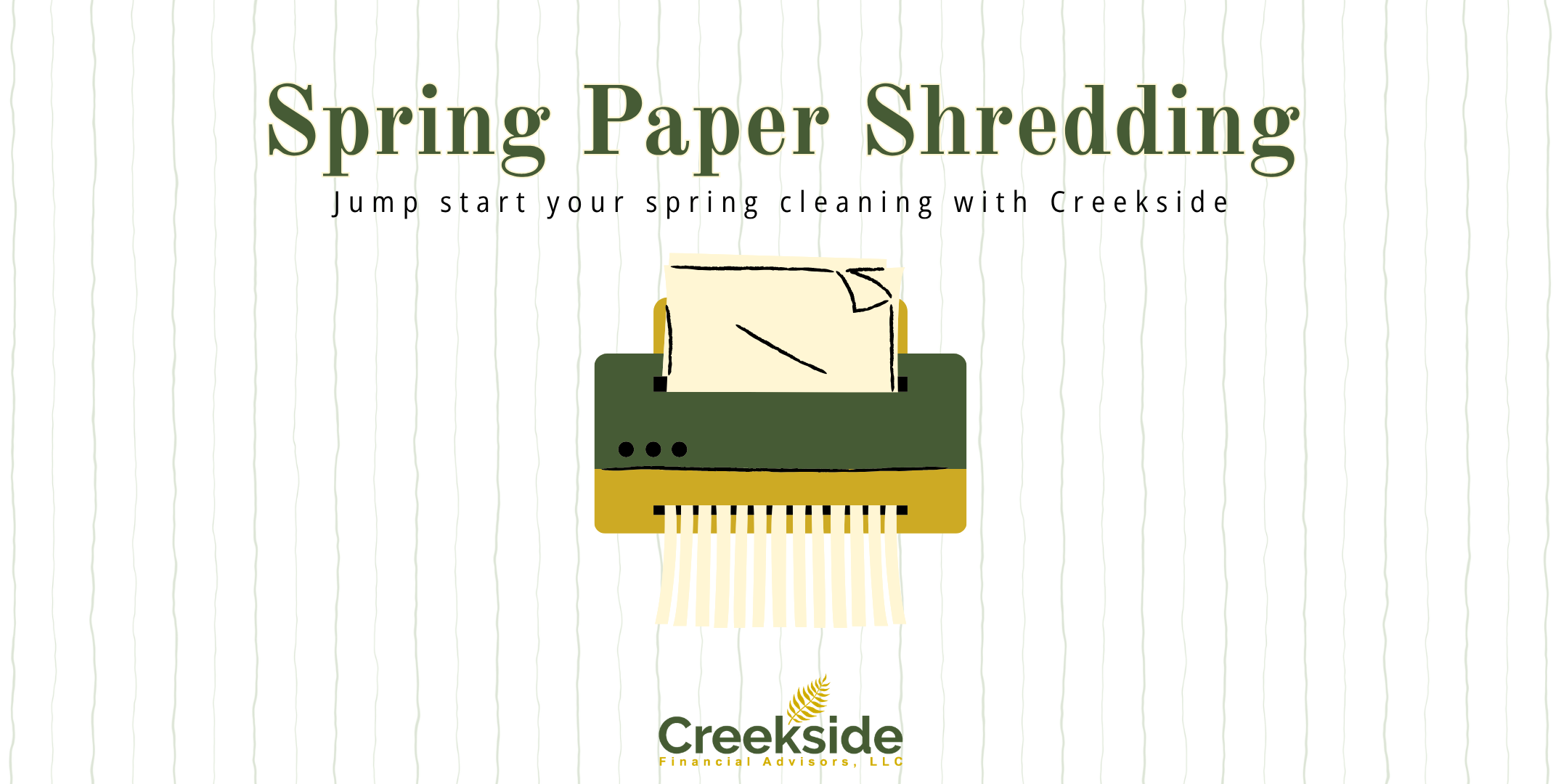 Spring Paper Shredding