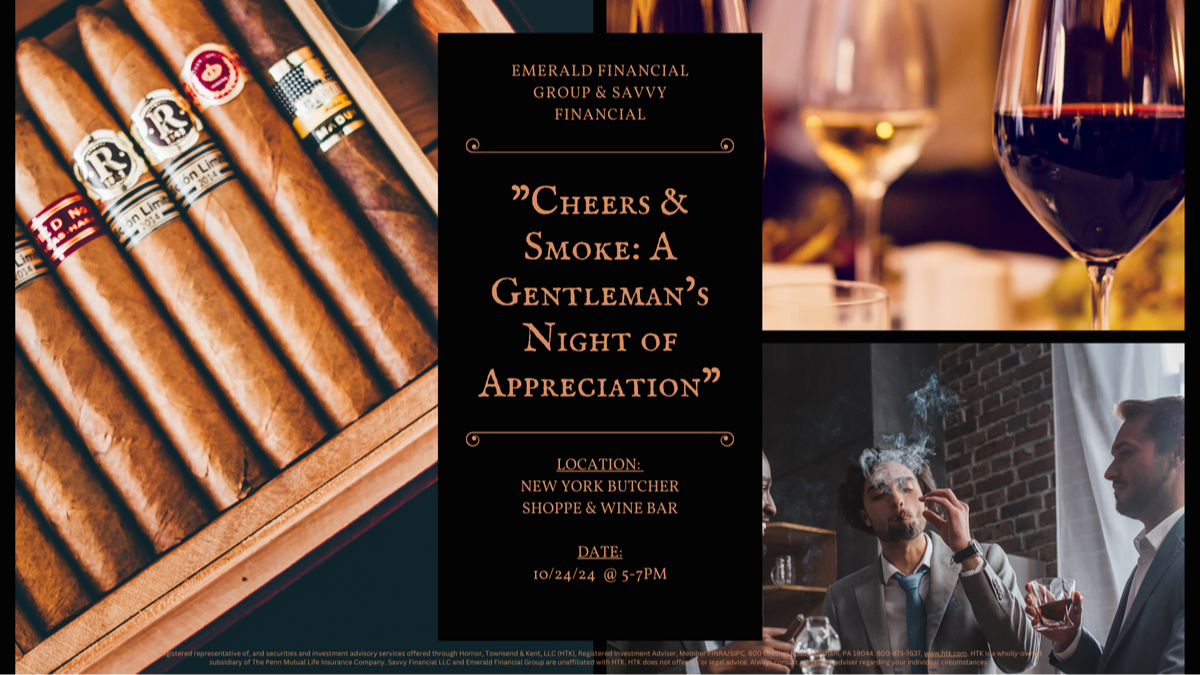 Cheers & Smoke: A Gentleman’s Night Of Appreciation 