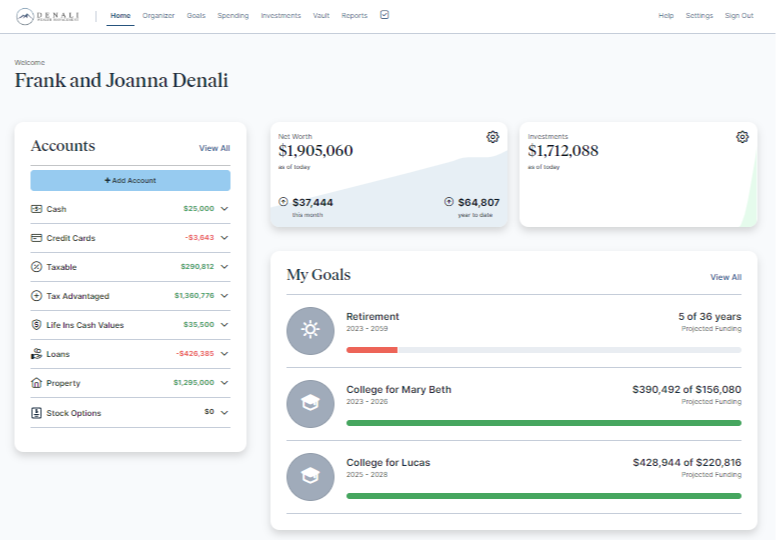 Personal Financial Website