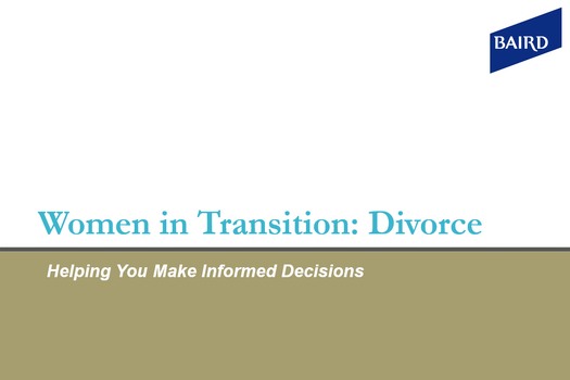 Women in Transition: Divorce