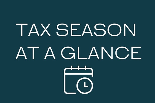 Tax Season at a Glance