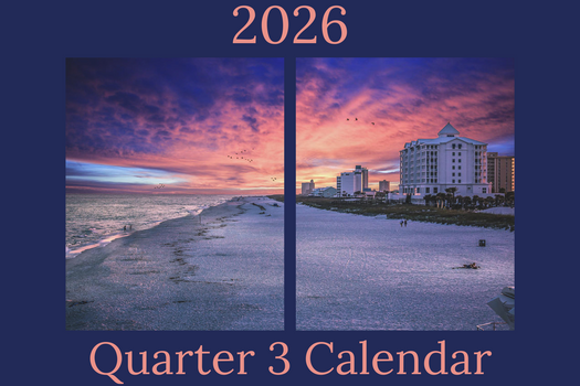 2026 Quarter 3 Calendar