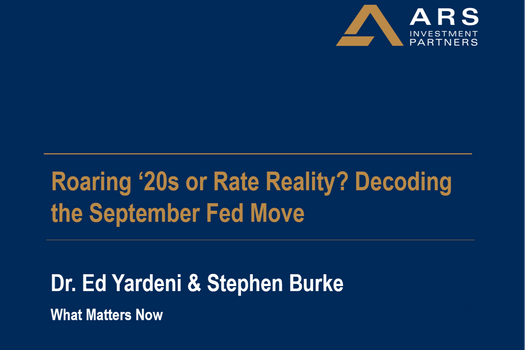 WHAT MATTERS NOW: Roaring '20s or Rate Reality? Decoding the September Fed Move