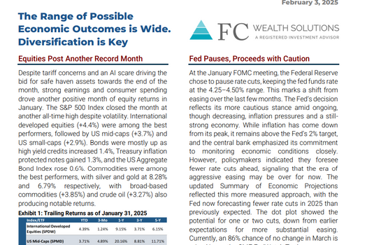 January 2025 | Market Commentary