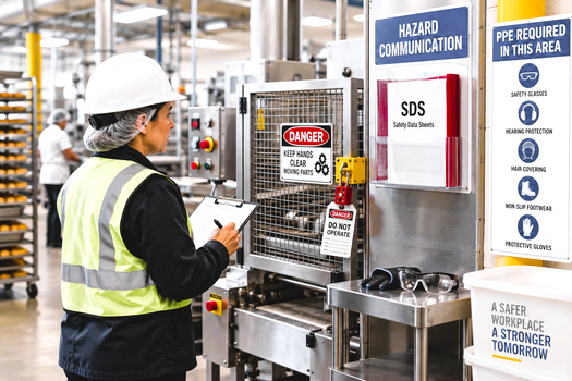 Workplace safety inspection and OSHA compliance
