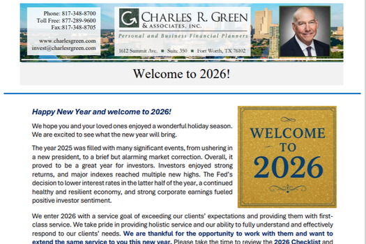 Welcome to 2026!