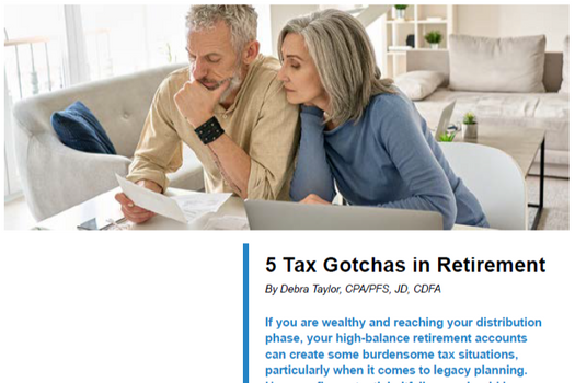 5 Tax Gotchas in Retirement
